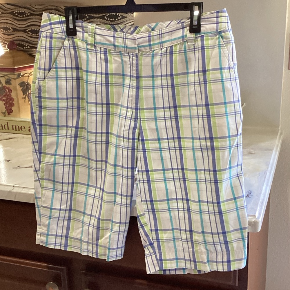 Plaid Women's Bermuda Shorts